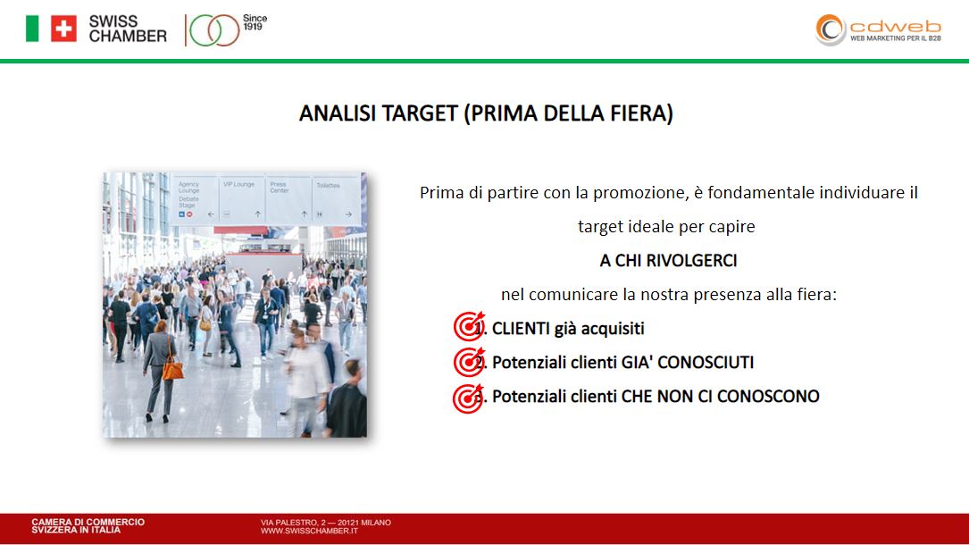 Aumentare i visitatori allo stand grazie all'analisi del target nel B2B